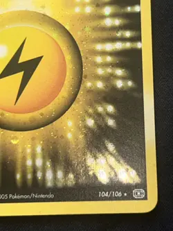 Pokemon TCG Lightning Energy 104/106 Holo Rare EX Emerald - LP - Image 5