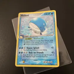 Pokemon TCG Wailord 14/92 EX Legend Maker RARE Holo Nice Condition - Image 1