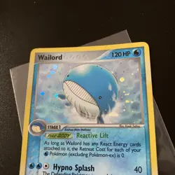 Pokemon TCG Wailord 14/92 EX Legend Maker RARE Holo Nice Condition - Image 3