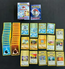 Pokemon TCG Vintage Jungle (1999) Theme Deck "Water Blast" OPENED - Image 1