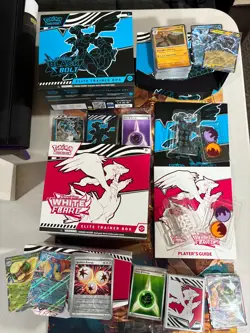 Pokemon Black Bolt & White Flare ETB Elite Trainer Box NO PACKS WITH PROMO/BULK - Image 1