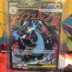 Pokemon TCG Mega Charizard X EX 023 Promo Full Art Near Mint - Image 1