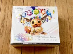 Pokemon Center Prismatic Evolutions ETB Elite Trainer Box Factory Sealed - Image 1