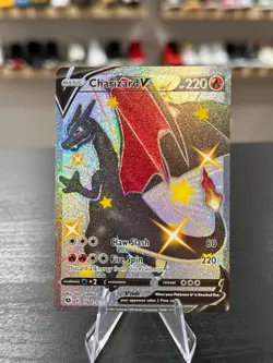 Charizard V Pokemon 2020 SWSH Champions Path Shiny Secret Rare 079/073 - Image 1