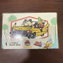Pokemon Center Exclusive World Championship Anaheim 2025 Double Deck Box Meowth - Image 1