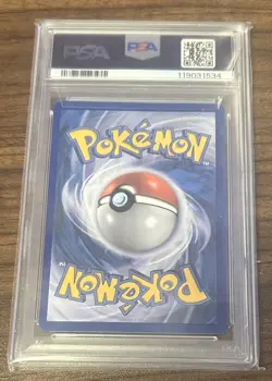 2010 Pokemon PSA 8 Meganium Cracked Ice Holo #26 - Image 2