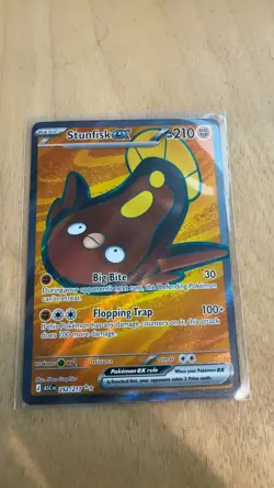 Stunfisk ex Ultra Rare Ascended Heroes 252/217 NM Holofoil Pokemon - Image 1