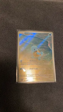 Pokemon 2023 Squirtle 170/165 Full Art Illustration Rare 151 PSA 10 CONTENDER - Image 1