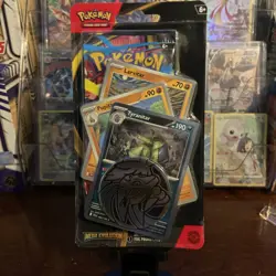 Pokemon Mega Evolution Premium Checklane Blister Pokemon Booster Pack Tyranitar - Image 1