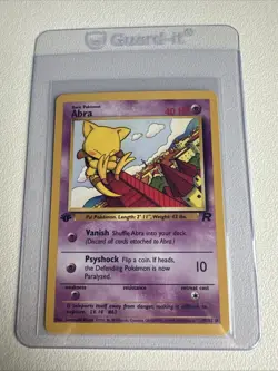 Abra 1st Edition Team Rocket 49/82 WOTC Vintage Pokemon - Image 1