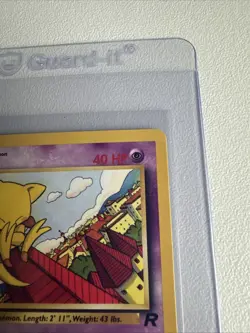 Abra 1st Edition Team Rocket 49/82 WOTC Vintage Pokemon - Image 5