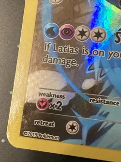 Pokemon TCG Latios XY79 XY Black Star Promo Full Art Ultra Rare Holo (LP) - Image 4