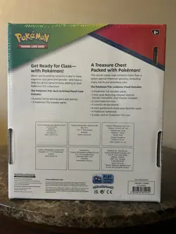 Pokemon Back to School Collector Chest Box Pikachu Voltorb Booster TCG - Image 2