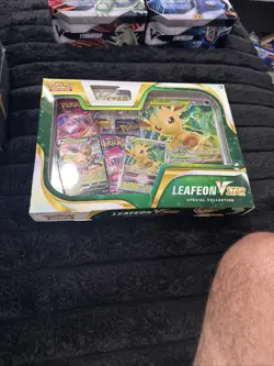 Pokemon TCG Leafeon VStar Special Collection Box (Factory Sealed) - Image 1