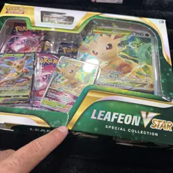Pokemon TCG Leafeon VStar Special Collection Box (Factory Sealed) - Image 5