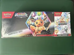 Pokemon TCG Prismatic Evolutions Surprise Box/Booster Bundle Combo Sealed - Image 1