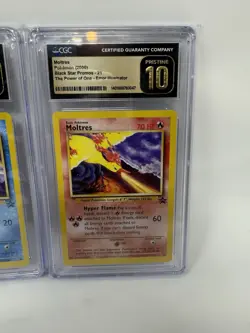 Pokemon Moltres, Zapdos, Articuno Aoki Error WOTC Promos CGC 10 PRISTINE Seq Set - Image 4