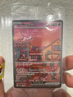 SEALED - Mew ex SVP 053 Pokemon - Scarlet Violet 151 Black Star Promo Full Art - Image 1