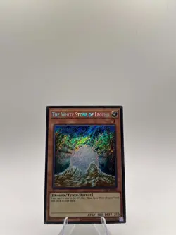 The White Stone of Legend LCKC-EN010 Secret Rare Yugioh Unlimited Edition Mint - Image 1