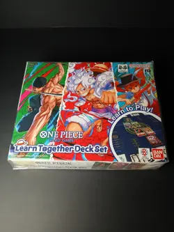 One Piece TCG Ban Dai Learn Together Deck Set Brand New Factory Sealed - Image 1