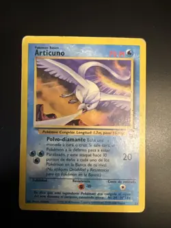 Articuno Black Star Promo 22 Ni.34 No144 SPANISH Pokemon Card - Image 1