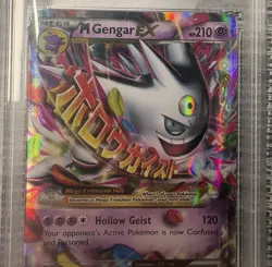 PSA 9 M Gengar EX XY166 Shiny Black Star Promo Pokemon Card🔥SHIPS ASAP - Image 2