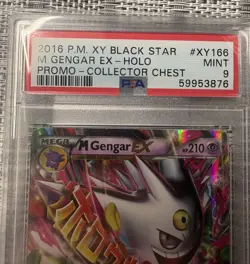 PSA 9 M Gengar EX XY166 Shiny Black Star Promo Pokemon Card🔥SHIPS ASAP - Image 3