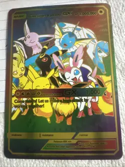 Eevee Pokemon 🕺 Foil Fan Art Card - NM - Image 1