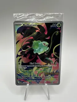 Bulbasaur IR Stamped Mega Evolution 133/132 Holo Pokemon TCG Sealed Pokemon Card - Image 1