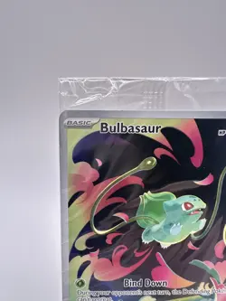 Bulbasaur IR Stamped Mega Evolution 133/132 Holo Pokemon TCG Sealed Pokemon Card - Image 2