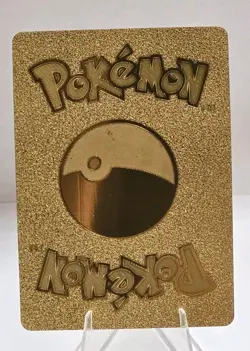 Pokemon Moltres Zapdos Articuno GX Tag Team Gold Foil Fan Art Collector Card TCG - Image 2