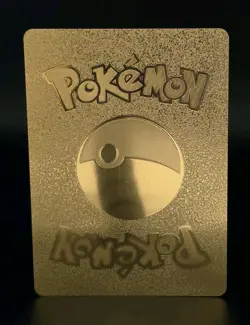 Pokemon Ho-ho GX 1190hp Gold Foil Fan Art Collector Card TCG - Image 2