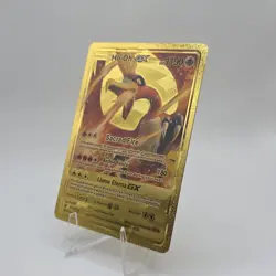 Pokemon Ho-ho GX 1190hp Gold Foil Fan Art Collector Card TCG - Image 3