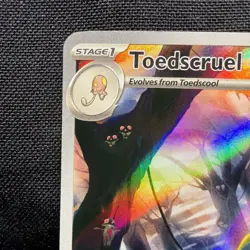 Pokemon TCG Toedscruel 185/182 SV04: Paradox Rift Illustration Rare Holo Card - Image 3