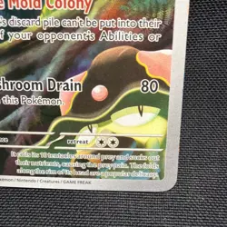 Pokemon TCG Toedscruel 185/182 SV04: Paradox Rift Illustration Rare Holo Card - Image 5