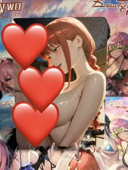 Non-Holo Beautiful Waifu Card Goddess Story CCG Anime Waifu Double Sided - Image 2
