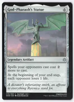 God-Pharaoh's Statue Normal U War of the Spark 238 NM - Image 1