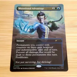1x Mutational Advantage, Foil - Fallout Secret Lair 2454, Magic MTG NM - Image 1
