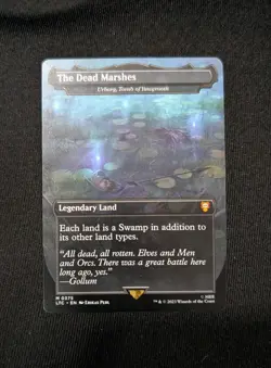 MTG The Dead Marshes - Urborg, Tomb of Yawgmoth - Borderless LOTR - Image 1