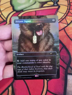 Arcane Signet (2464) Secret Lair Drop Foil Fallout MTG NM - Image 1
