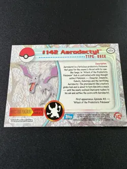 #142 Aerodactyl - 2000 Topps Pokemon TV Animation Series 3 Non Holo - LP - Image 2