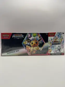 Pokemon Prismatic Evolutions Surprise Box And Booster Bundle Sealed CONFIRMED - Image 1