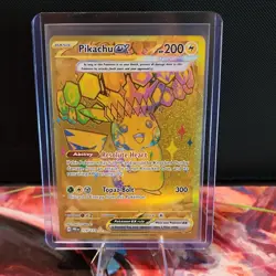 Pokemon Pikachu ex 179/131 Sv: Prismatic Evolutions Hyper Rare Full Art Holo EX - Image 1