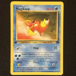 Magikarp 47/82 1st Edition - Team Rocket 2000 - Pokemon TCG WOTC - Near Mint - Image 1