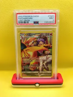 Pokemon TCG Charizard Trainer Gallery TG03/TG30 PSA 9 Lost Origin English Mint - Image 1