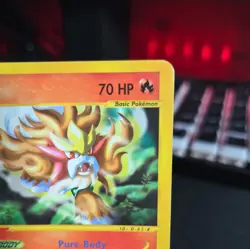 Pokemon Entei 10/147 Aquapolis Non Holo Rare LP - SEE PICS Read Description - Image 3