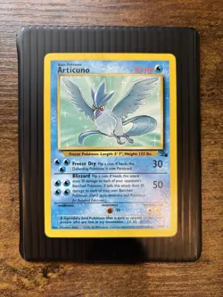 1999 Pokemon Fossil Articuno Non-Holo 17/62 Unlimited - NM- - Image 1