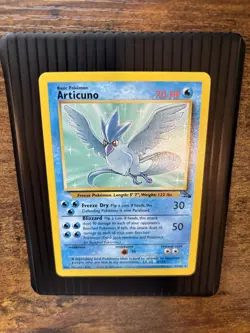 1999 Pokemon Fossil Articuno Non-Holo 17/62 Unlimited - NM- - Image 2