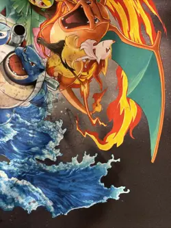 Pokemon 2019 TCG Tag Team Generations Premium Collection Play Mat Charizard Used - Image 4