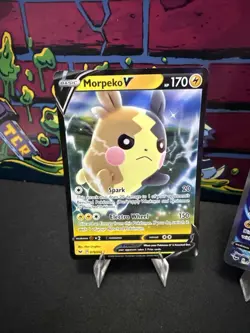 Pokemon TCG Morpeko V 079 and Morpeko V 190 Sword and Shield Lot of 2 NM/M - Image 2
